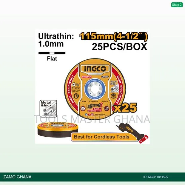 Ultrathin Metal Cutting Disc - MCD · Photo 1
