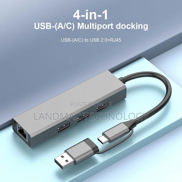 USB C Hub (4-in-1) With USB A,Ethernet · Photo 8