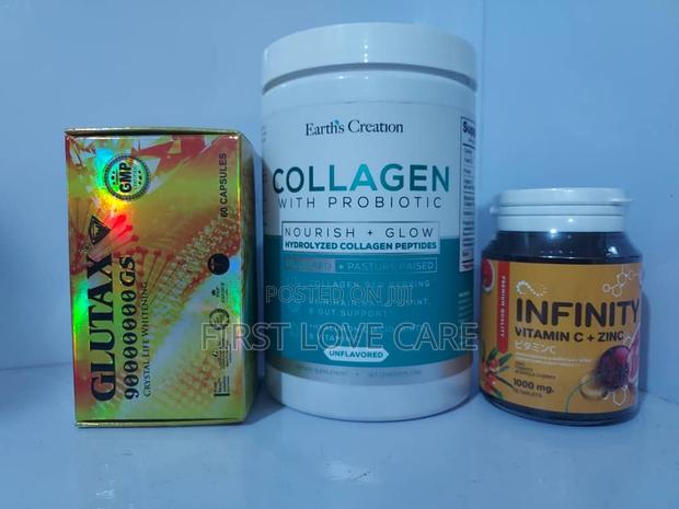 Glutax Pill, Earth Creation Collagen Infinity Vitamin C · Photo 1