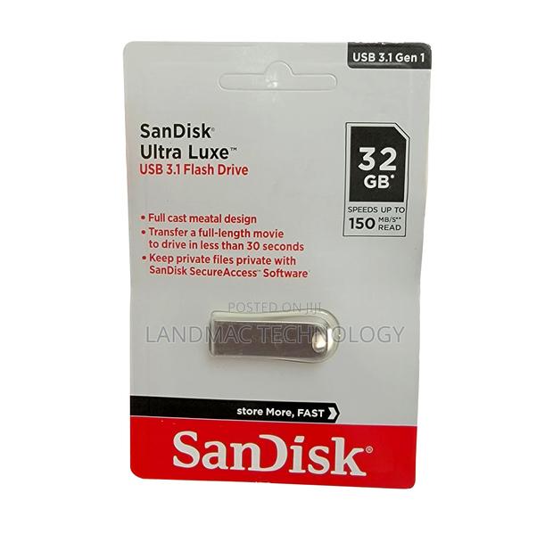 Sandisk Ultra Luxe USB 3.1 32GB Flash Drive · Photo 1