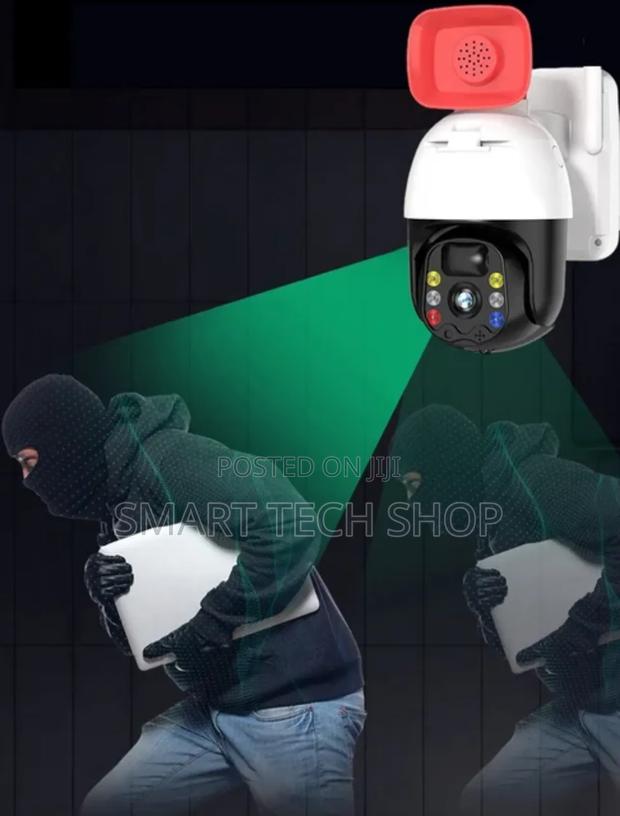 4g PTZ Solar CCTV Camera With Pir Motion Sensors and Alarm · Photo 3