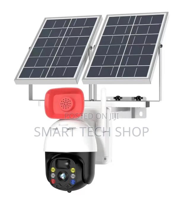 4g PTZ Solar CCTV Camera With Pir Motion Sensors and Alarm · Photo 1