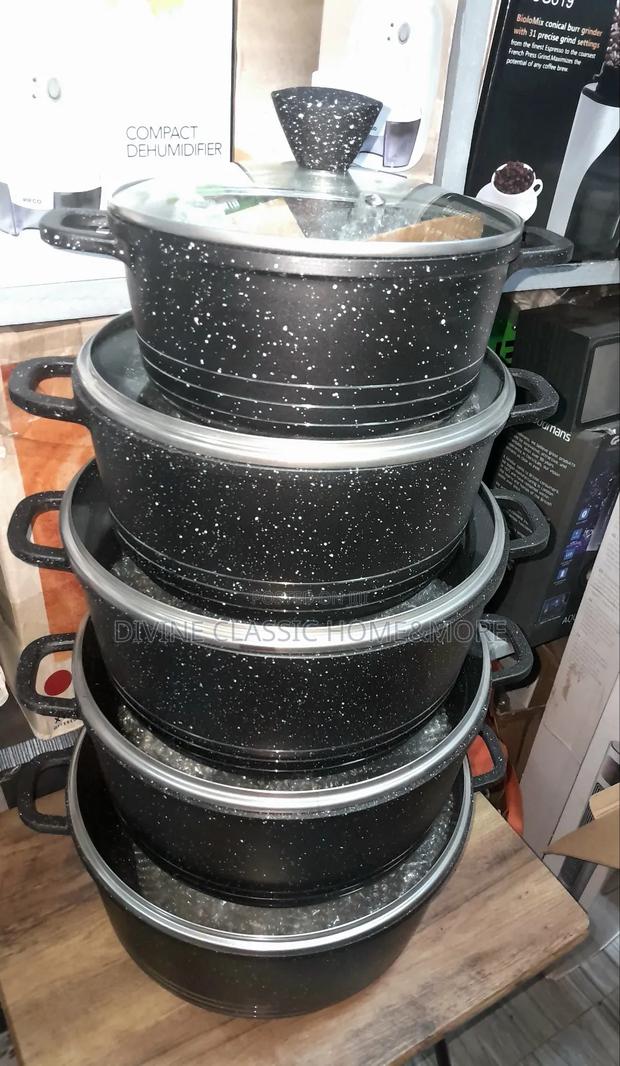 10pcs Set Marble Cooking Pots · Photo 1