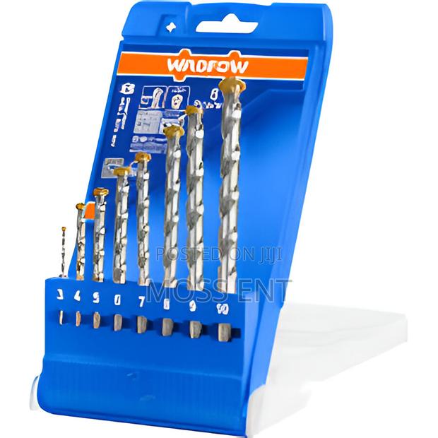 8 PCS Masonry Drill Bits Set - Wmj6b08 · Photo 1