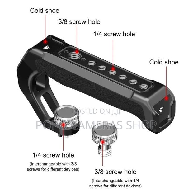Camera Top Handle With Cold Shoe Mount (Screw Type) · Photo 3