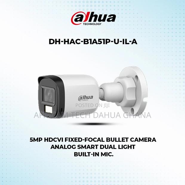 Dahua Camera Analog 5mp Audio CCTV Outdoor Smart Dual Light