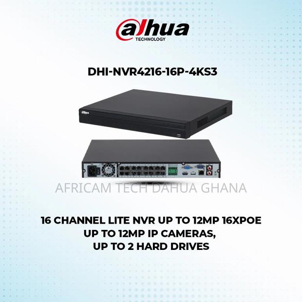 Dahua NVR 16 Network Video Recorder Poe 12mp 2hdd Ip Wifi