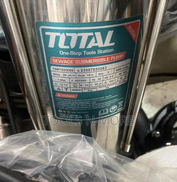 Total Sewage Submersible Water Pump 3hp · Photo 2