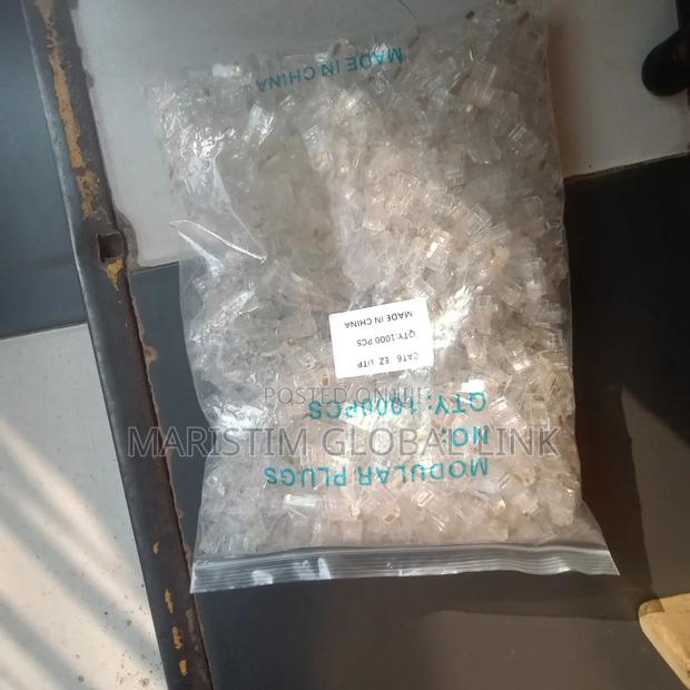 Pass Through Rj45 Connector (100 Pieces 200 Cedis) · Photo 1