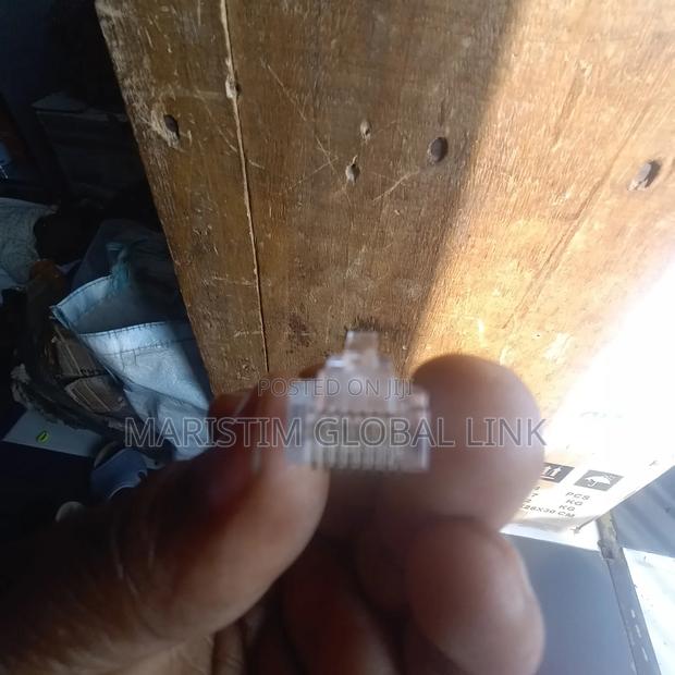 Pass Through Rj45 Connector (100 Pieces 200 Cedis) · Photo 3