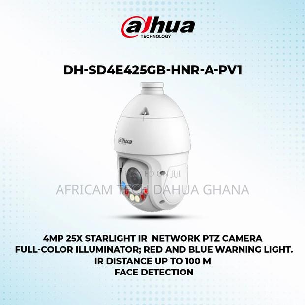 Dahua 4mp 25x Zoom Up to 100m Ip Network PTZ Colorvu Camera · Photo 1