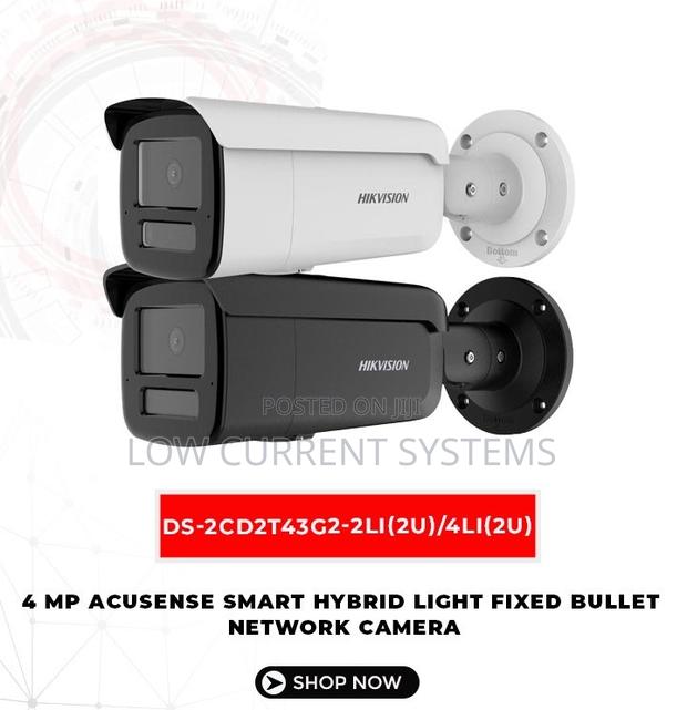 Hikvision 4mp Ip Network 80m Camera Audio Acusense · Photo 2