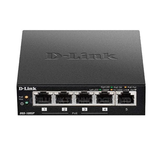 D.Link 5-Port Desktop Gigabit Poe+ Switch · Photo 1
