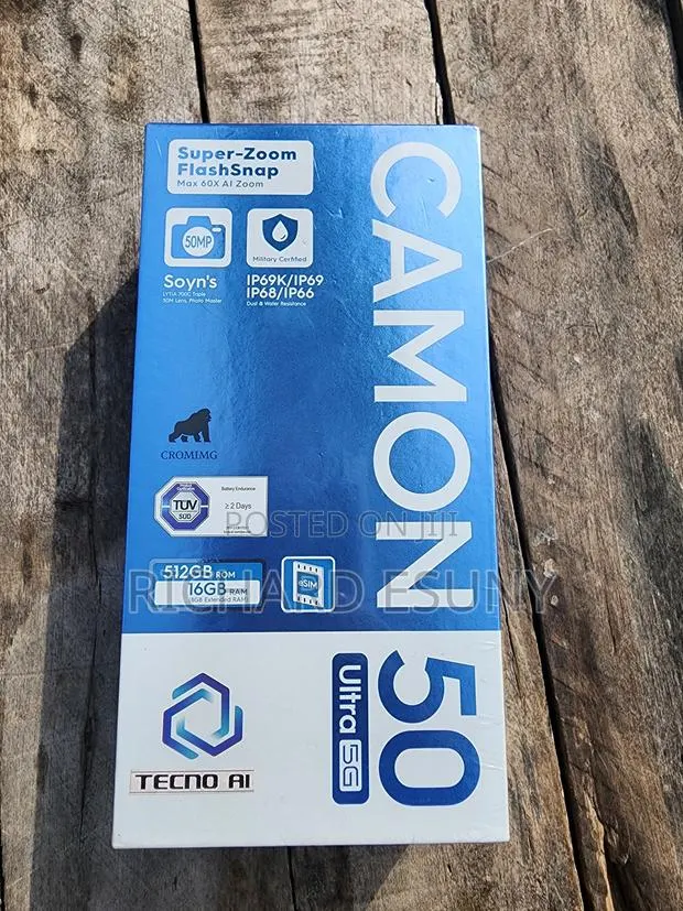 New Tecno Camon 50 Ultra 512 GB Black · Photo 1