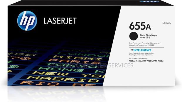 Hp 655a Black Toner Cartridge (Cf450a) · Photo 1