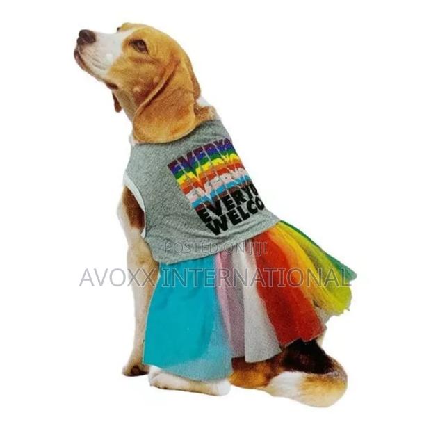 NWT Dog Cat Rainbow Gray Pullover I Love My Family Shirt · Photo 3