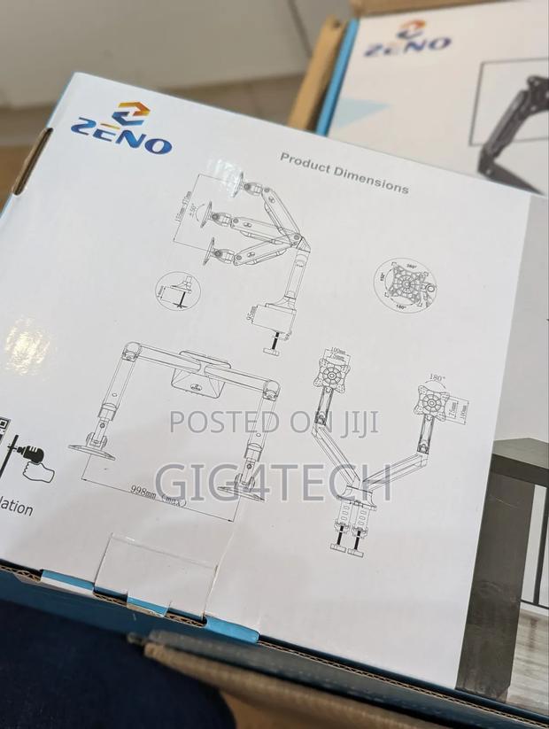 Dual Desk Monitor Arm Zeno M10d · Photo 3