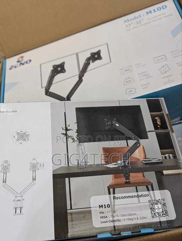 Dual Desk Monitor Arm Zeno M10d · Photo 2