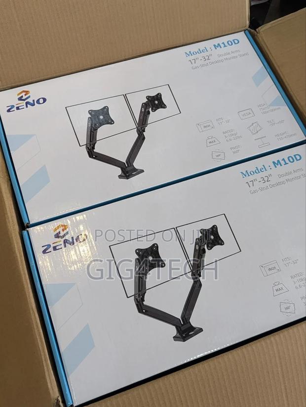 Dual Desk Monitor Arm Zeno M10d · Photo 1