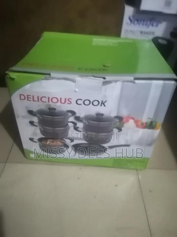 6pcs Delicious Cook Non-Stick Cookware Set - Big Size · Photo 3