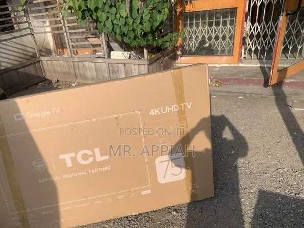 Flat New TCL 75 Inch Smart Google TV(Black) · Photo 1