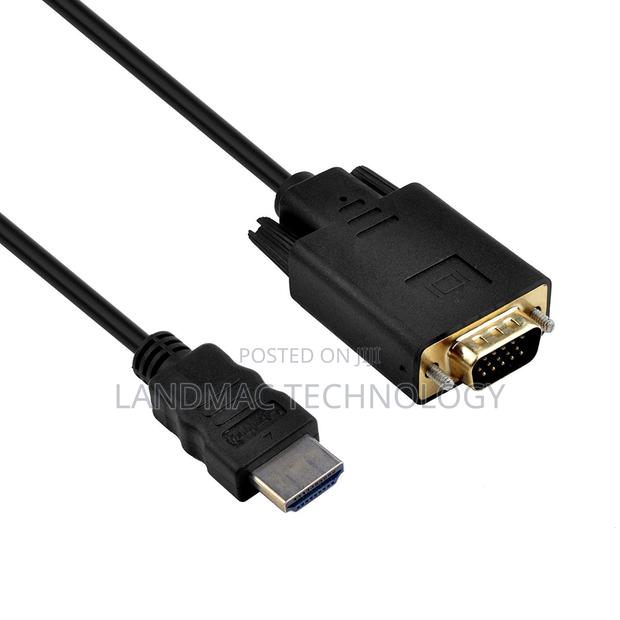HDMI Male To VGA Male 15PIN Video Cable(Black) · Photo 2