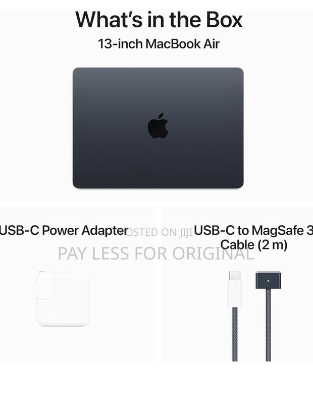 New Laptop Apple MacBook Air 2024 M3 13-Inch 8GB Apple M3 SSD 256GB · Photo 3