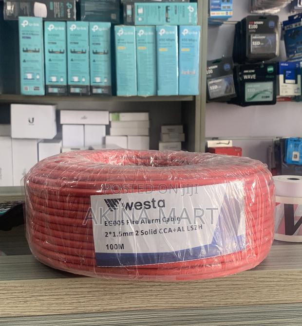 100m Fire Alarm Cable 1.5mm Solid Cca Westa Eg005 · Photo 2