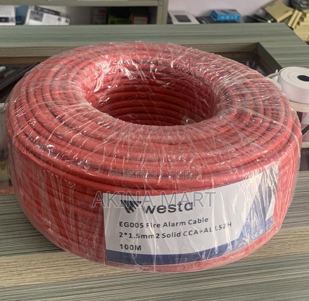 100m Fire Alarm Cable 1.5mm Solid Cca Westa Eg005 · Photo 3