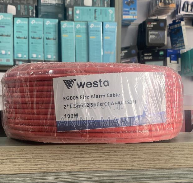100m Fire Alarm Cable 1.5mm Solid Cca Westa Eg005 · Photo 1