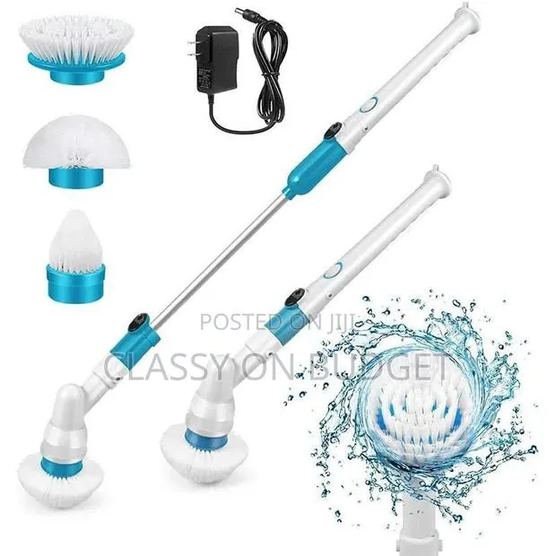 Cordless Electric Rechargeable Spin Scrubbing Brush · Photo 1