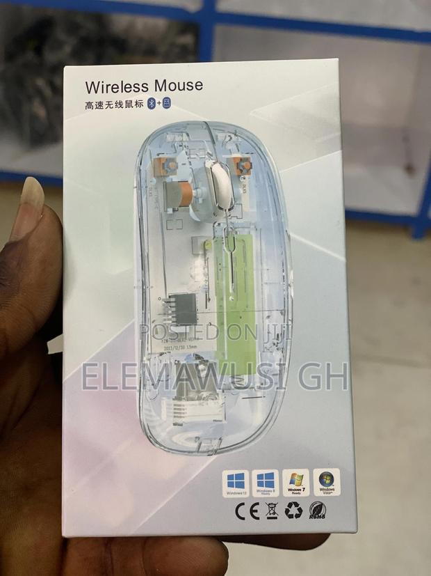 Transparent Bluetooth and Wireless Mouse · Photo 1