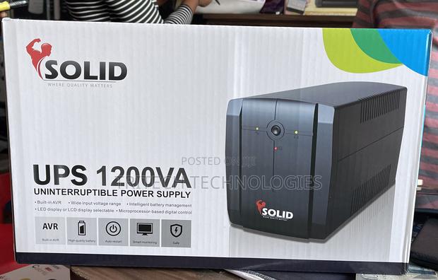 Solid Ups 1200va (Automatic Voltage Regulator) Built in Avr · Photo 3