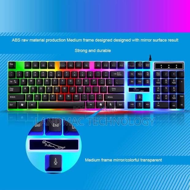 G21B USB Luminescent Mechanical Keyboard And Mouse Set Wired · Photo 2