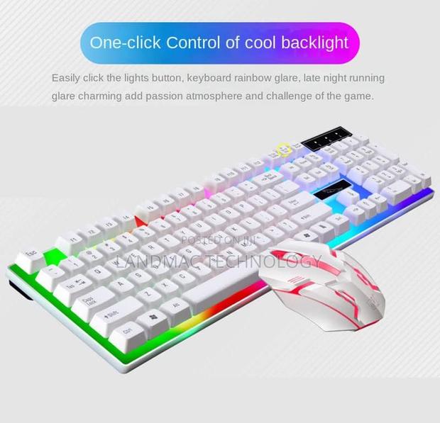 G21B USB Luminescent Mechanical Keyboard And Mouse Set Wired · Photo 3