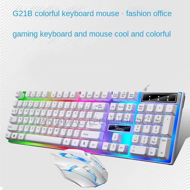 G21B USB Luminescent Mechanical Keyboard And Mouse Set Wired · Photo 1