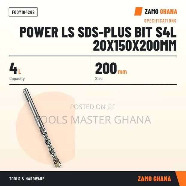 Power Ls SDS-Plus Bit S4L 20X150X200Mm - F00Y104282 · Photo 1