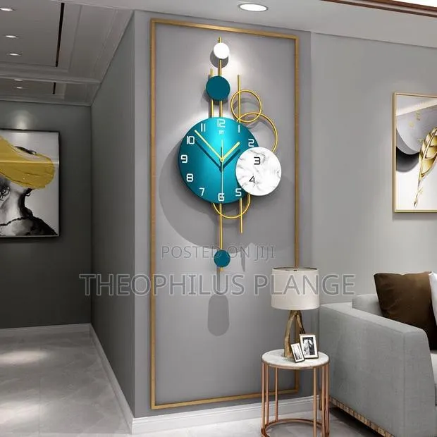 Executive Design Metal Wall Clock ,Living Room Decor · Photo 1
