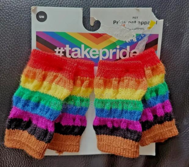 Rainbow Leg Warmers Dog Leg Warmers · Photo 1