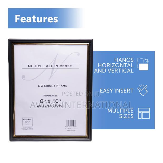 Nudell 8"X10" Frame, Black With Gold Trim (Pack of 2) · Photo 4