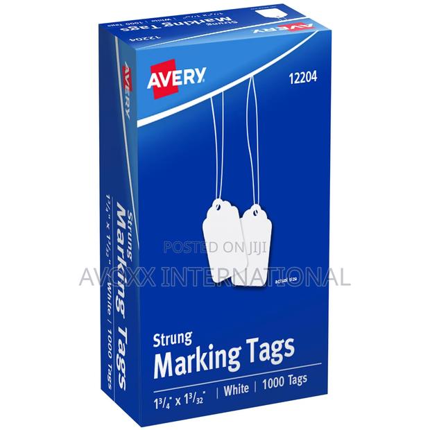 Avery 12204 Medium-Weight White Marking Tags (Box of 1000) · Photo 2