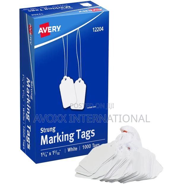Avery 12204 Medium-Weight White Marking Tags (Box of 1000) · Photo 3