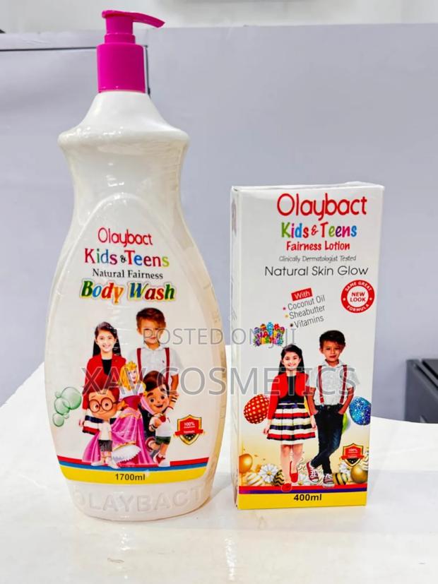 Olaybact Kids Teens Natural Fairness Lotion and Body Wash · Photo 1
