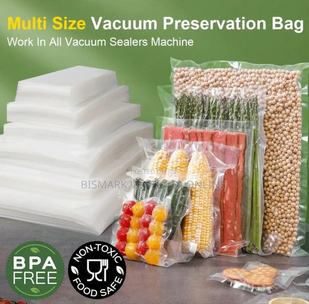 12x20cm Vacuum Sealer Rubber Bags 100pcs · Photo 1