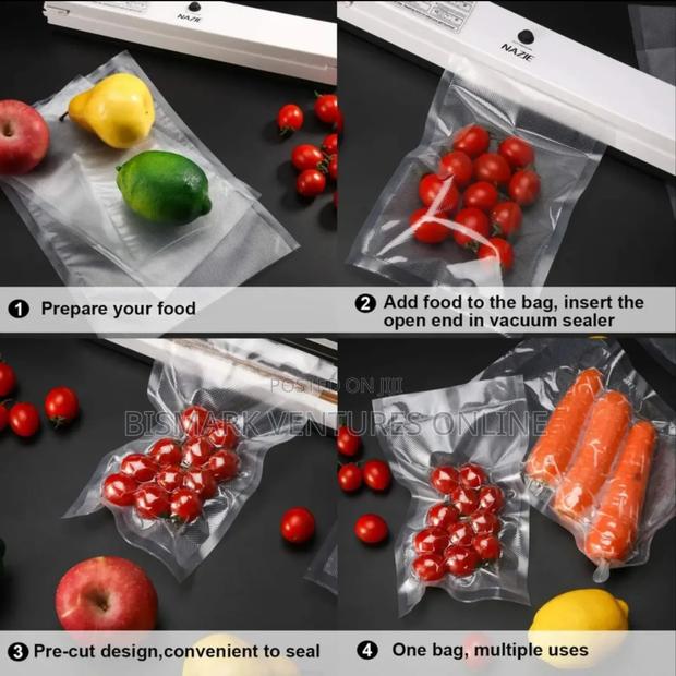 12x20cm Vacuum Sealer Rubber Bags 100pcs · Photo 2