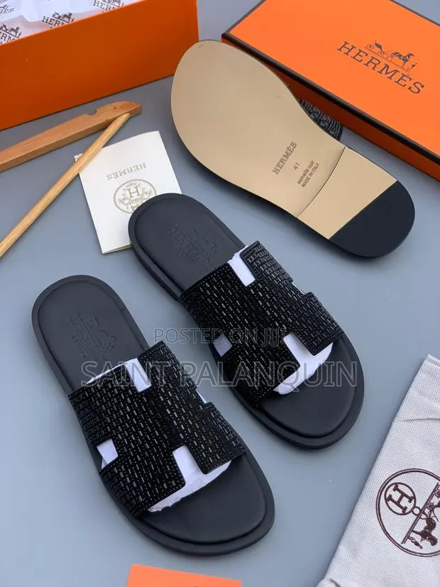 Black Hermes Chypre Sandal Black Silver Stone · Photo 1