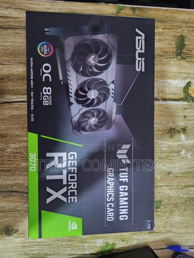ASUS RTX 3070 8gb Graphic Card · Photo 1