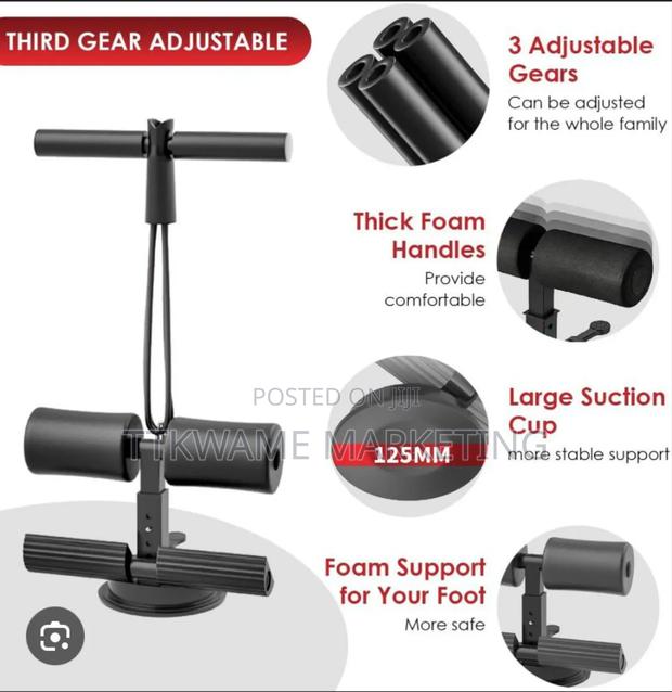 Adjustable Sit Up Bar With Boxing Ball · Photo 3