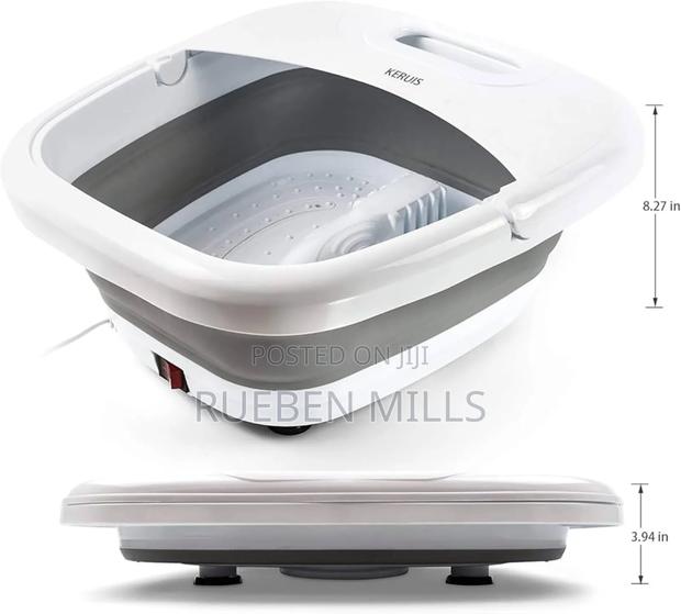 Multifunctional Folding Foot Spa Pedicure Bowl With Bubble · Photo 1