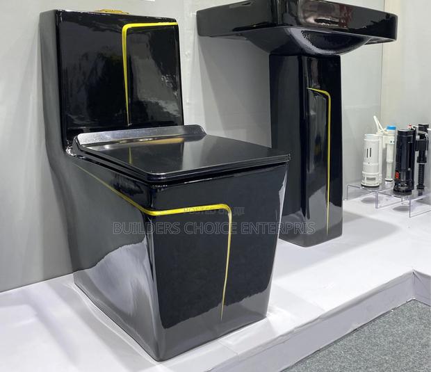 Black And Gold Water With Wash Hand Basin · Photo 1